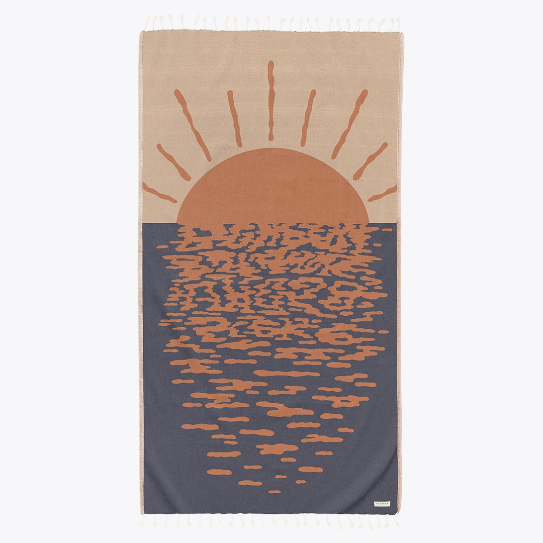 Organic Cotton Sunset Lover Towel