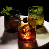 Admiral Crystal Rocks Glasses, Smoke S/2