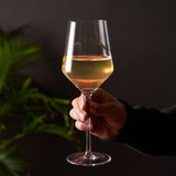 Raye Angled Crystal Chardonnay Glasses, S/2