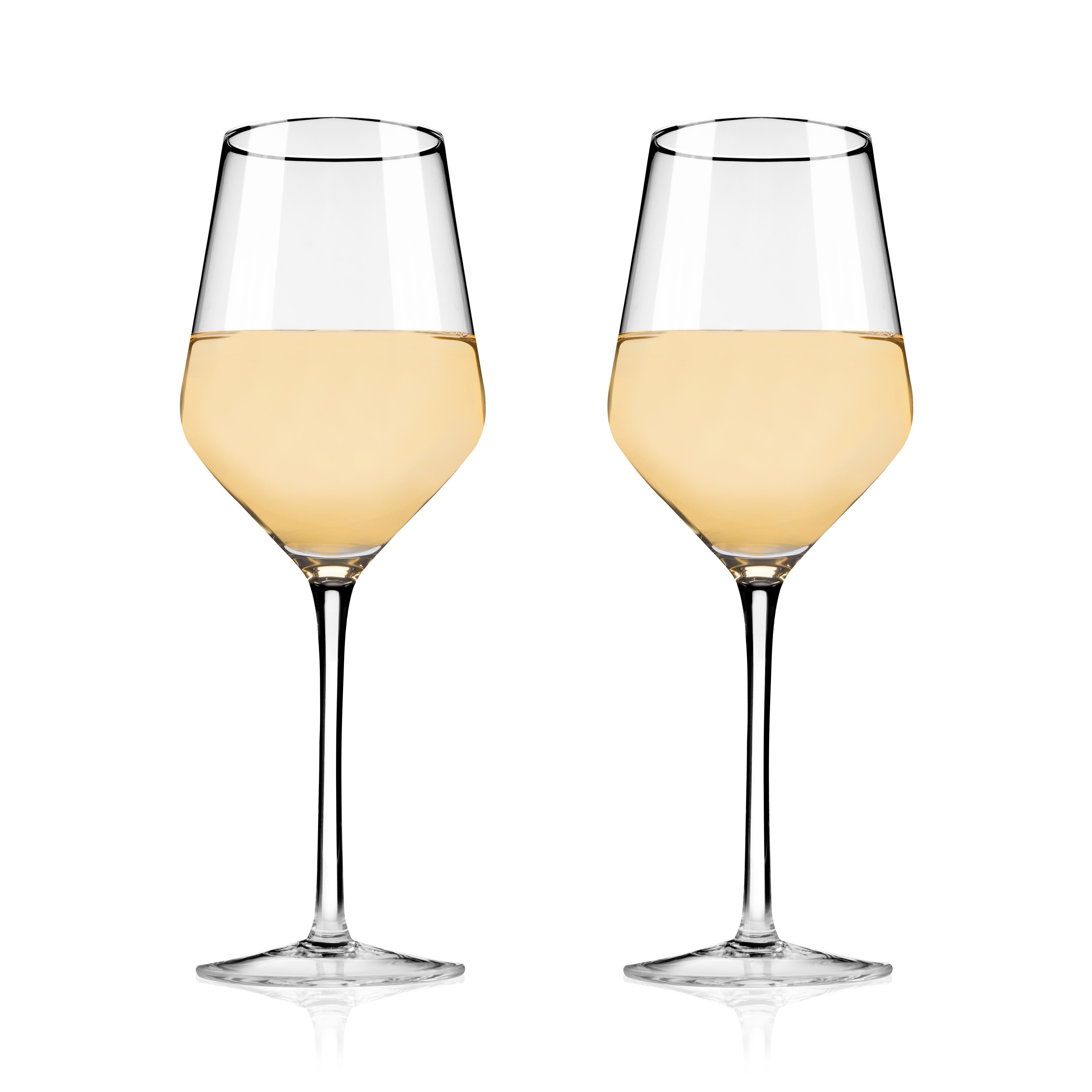 Raye Angled Crystal Chardonnay Glasses Set of 2