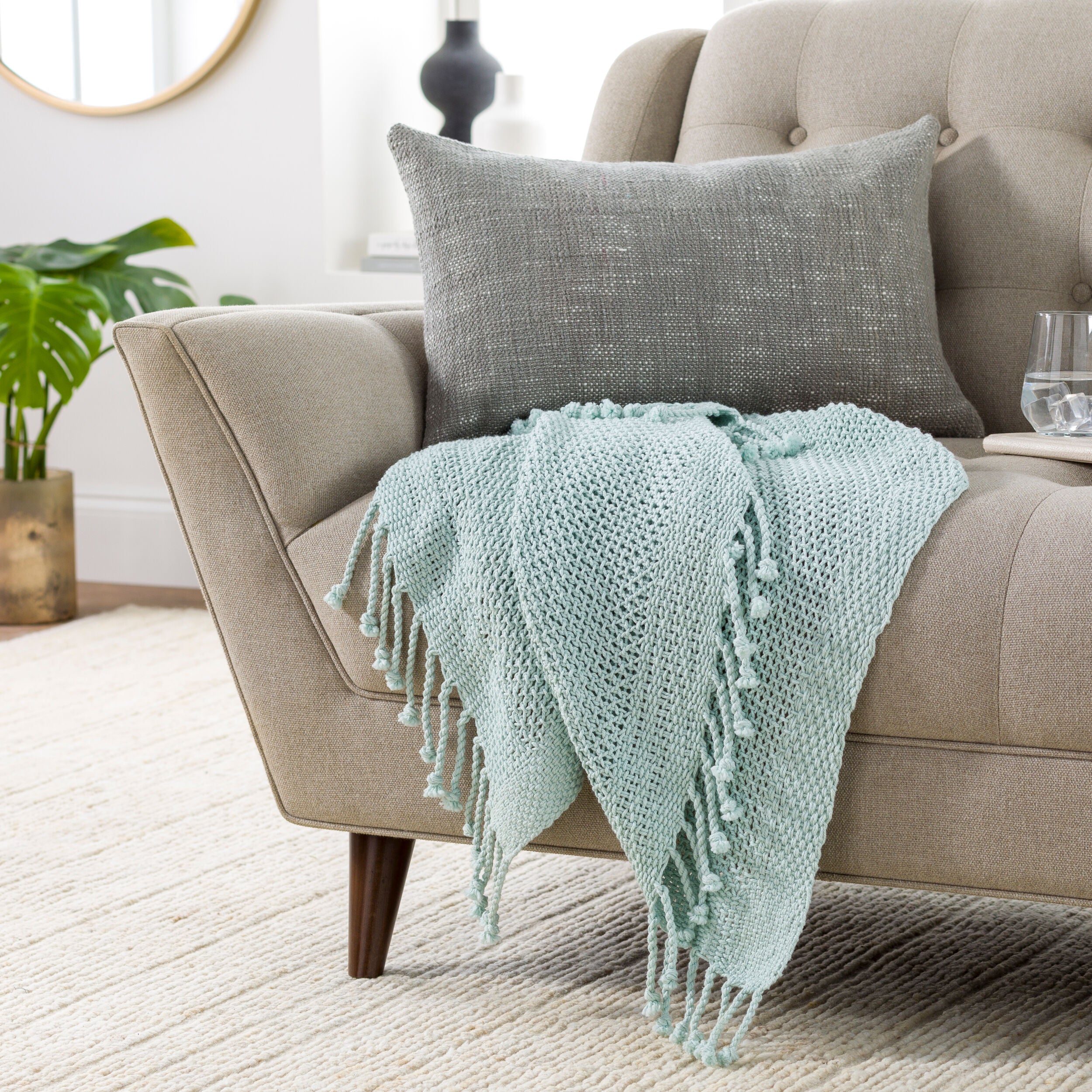 Tibey Throw, Ice Blue