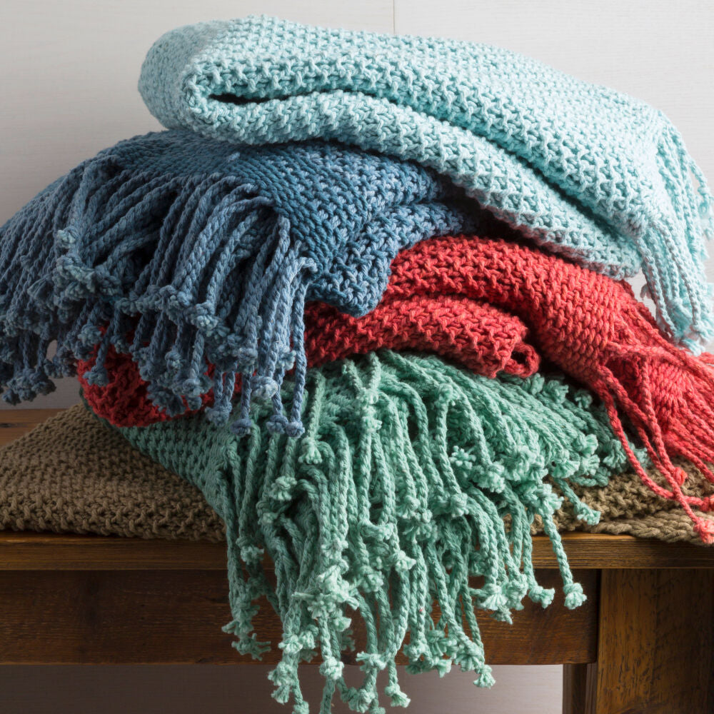 Tibey Throw, Ice Blue