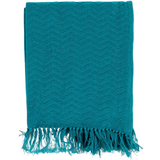 Thelma Zig Zag Throw, Aqua
