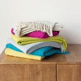 Thelma Zig Zag Throw, Aqua