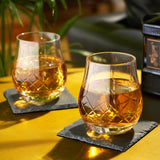 Admiral Crystal Whiskey Heavyweight Glasses, S/2