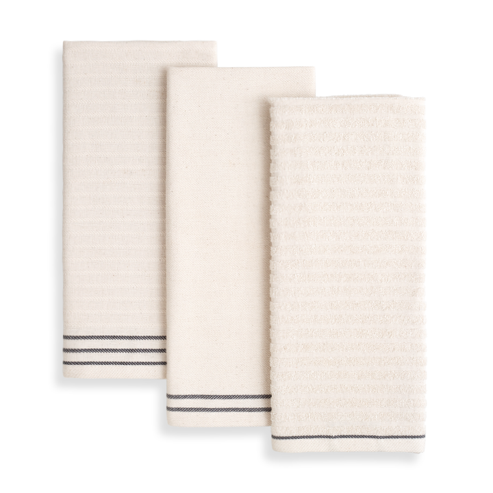The Towel Kit in Classic Charcoal S/3