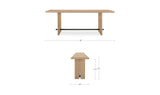 Madison Console Table in Natural