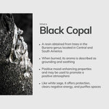Black Copal Hand-Rolled Incense Stick | 7 sticks