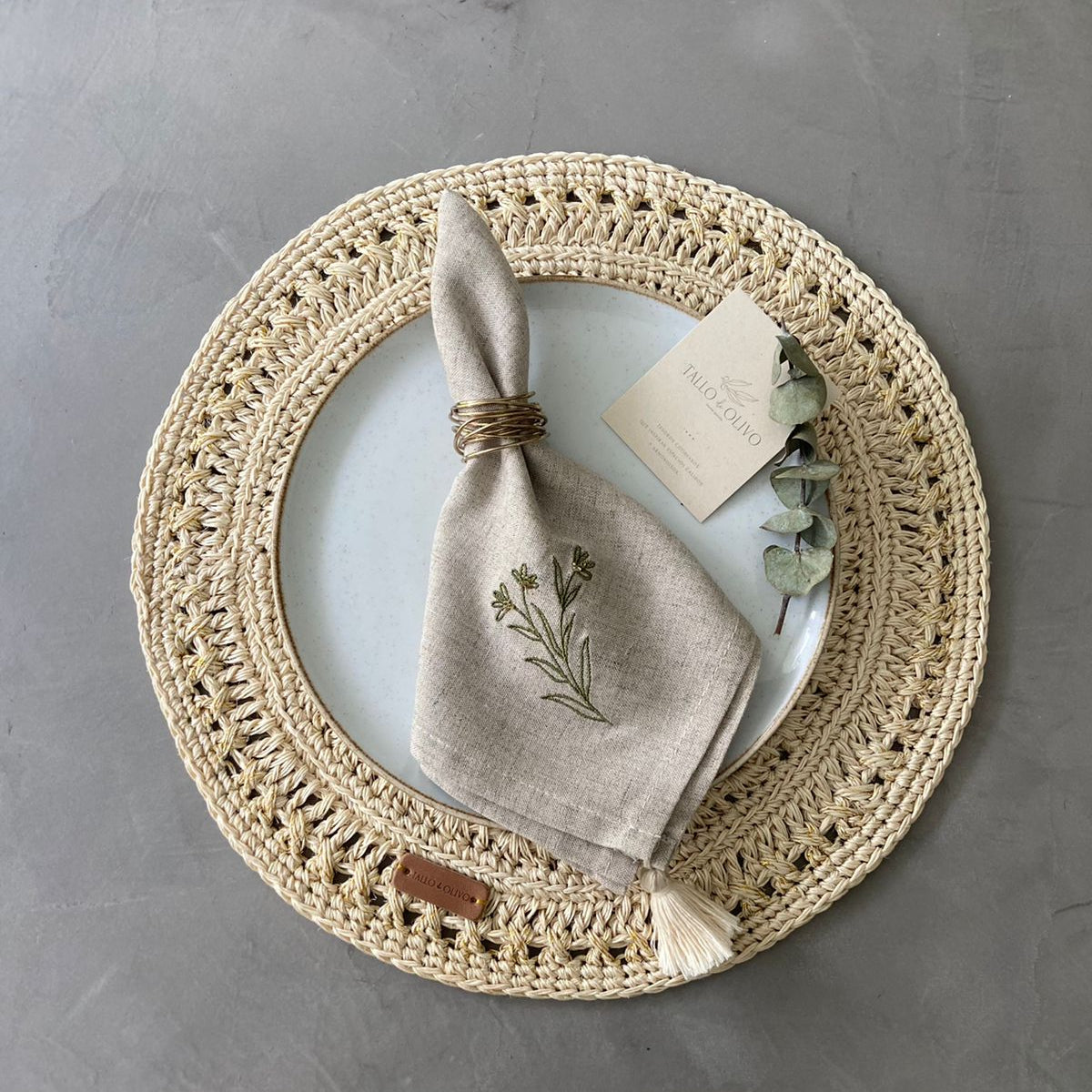 Tallo de Olivo Pacific Placemat (Set of 4)