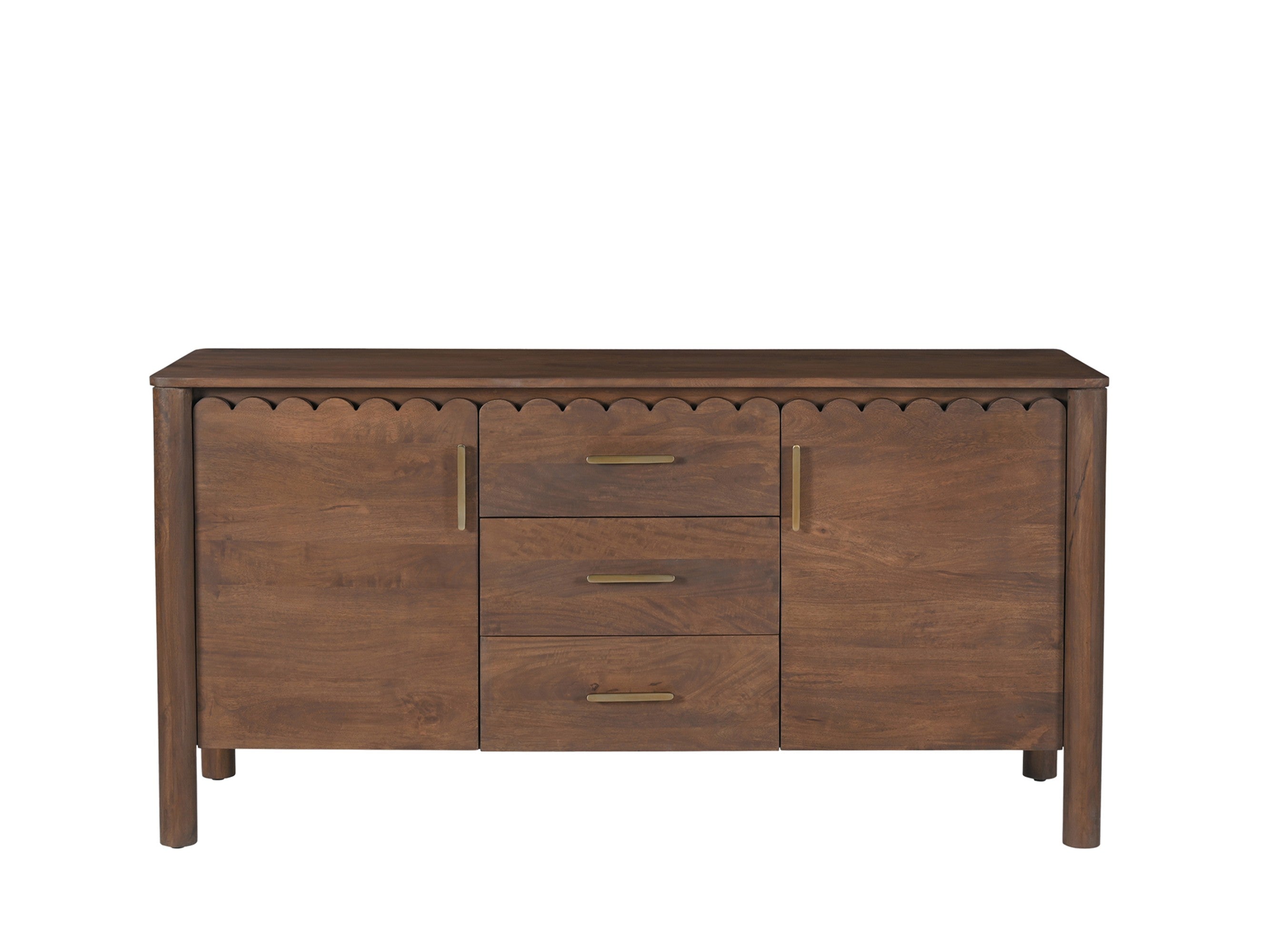 Wiley 3 Drawer Sideboard | Vintage Brown