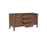 Wiley 3 Drawer Sideboard | Vintage Brown