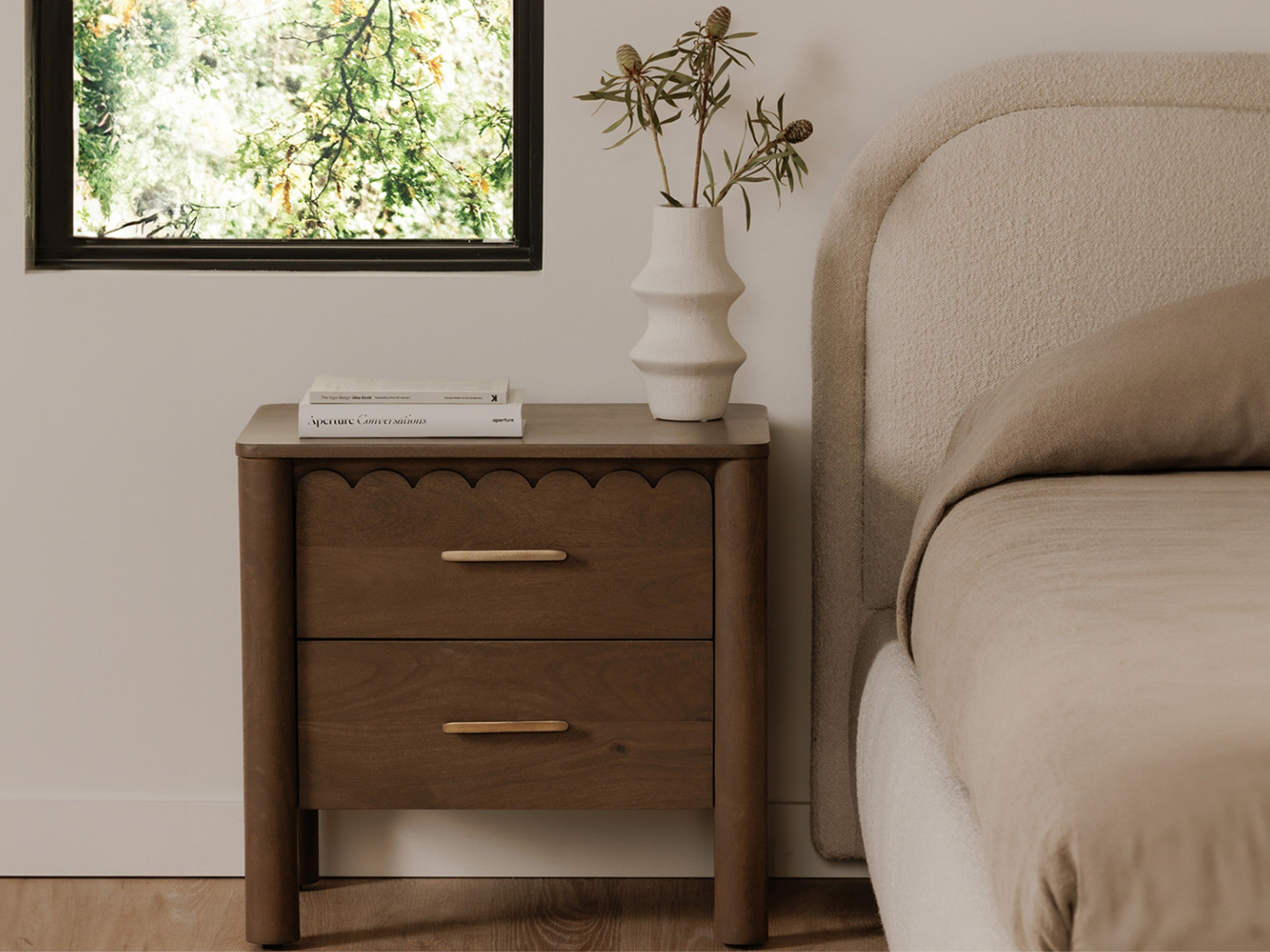 Wiley 4 Nightstand | Vintage Brown