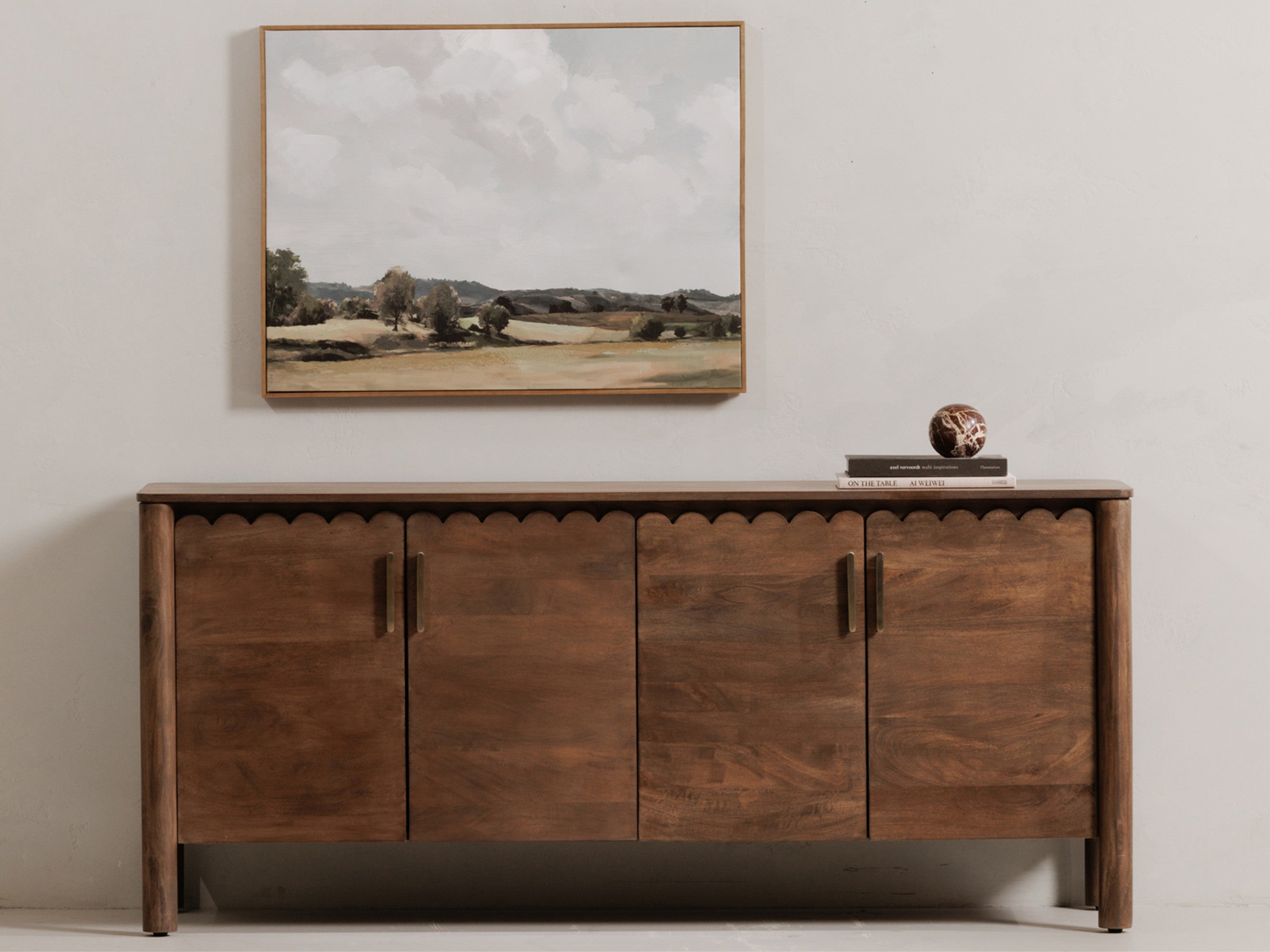 Wiley 4 Door Sideboard | Vintage Brown