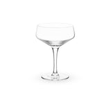 Raye Angled Crystal Coupe Glasses, S/2