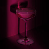 Reserve Nouveau Crystal Coupe Glasses, Berry S/2