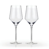 Raye Angled Crystal Chardonnay Glasses, S/2